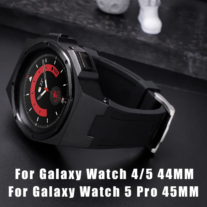 Boîtier + bracelet pour Samsung Galaxy Watch 5/4 44mm 40mm 5 Pro