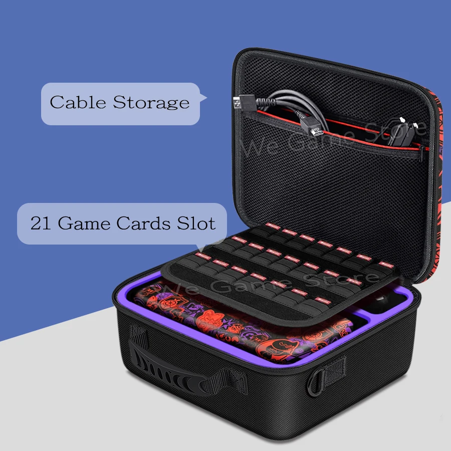 Maleta de Viagem para Nintendo Switch Oled Console Armazenamento Portátil Messenger Bolsa Shell Rígido Gaming Acessórios Alta Qualidade - Image 5