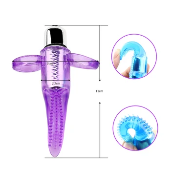 G-spot Breast Massager Bullet Finger Vibrator Lip Mouth Tongue Vibrators Adult Sex Toys for Women Clitoris Stimulator 18+ NEW 4