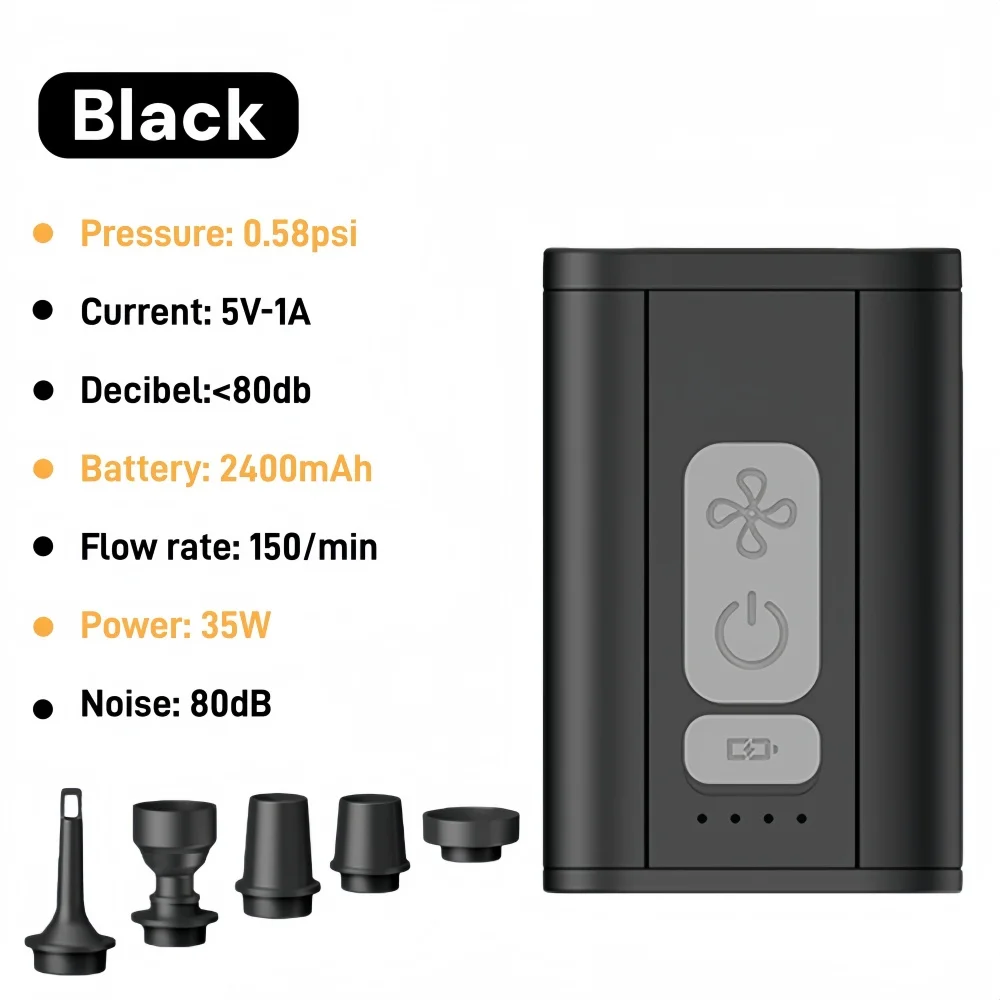 ตัวเลือกสินค้า ปั๊มลมพกพา USB 3-in-1 สูบ/ปล่อยลมได้ทุกที่