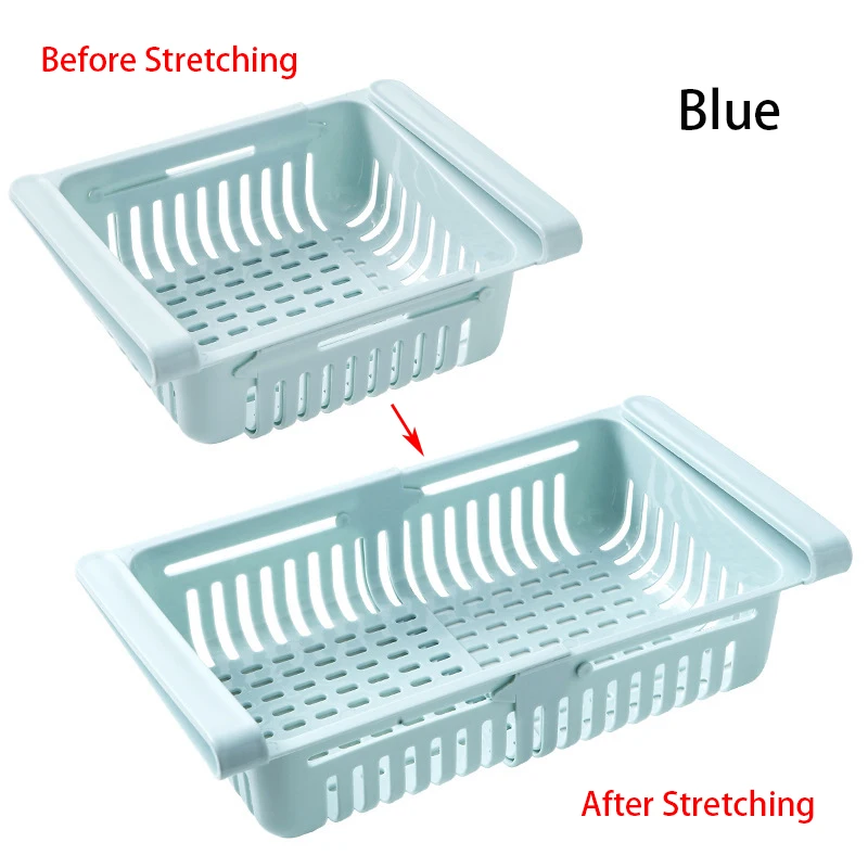 Kitchen Hanging Organizer Refrigerator Egg Fruit Storage Box Drawer Baskets
