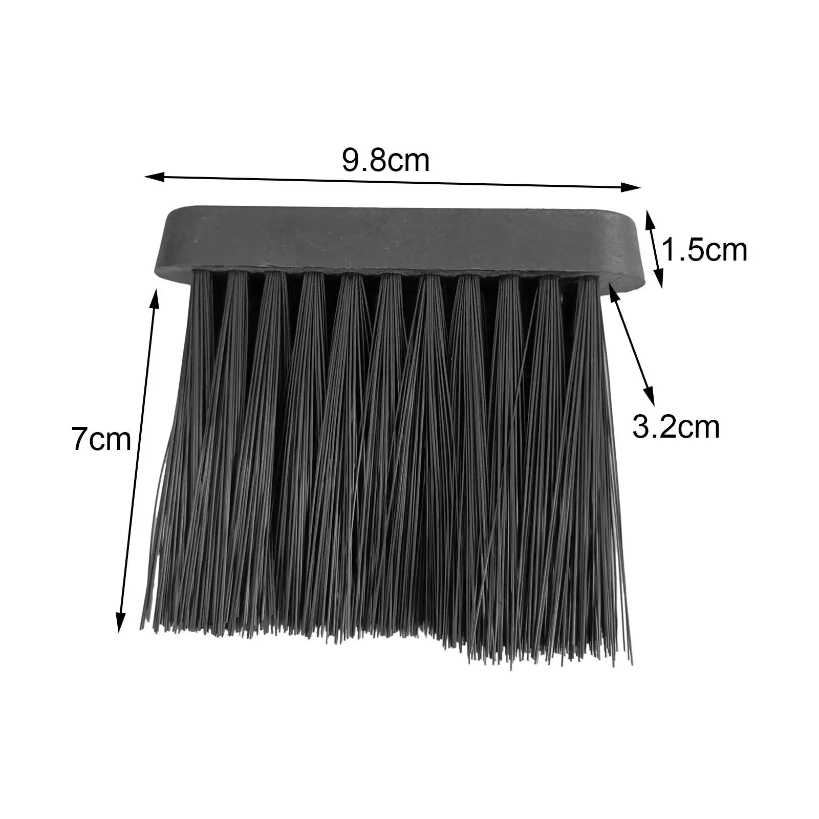 Fireplace Brush Replacement Head Hearth Brush Multifunctional Cleaner Fireplace Tools for Outdoor Indoor Fire Pit Household