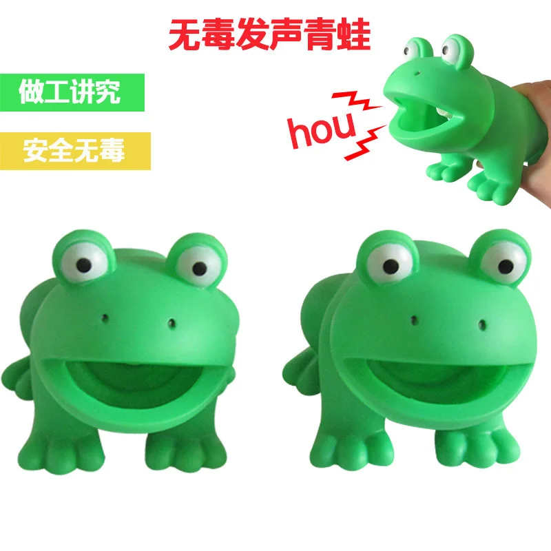 

Dog Toy Frog Pet Sound Production Bottom Frog Ventilation Difficult Plastic Frog