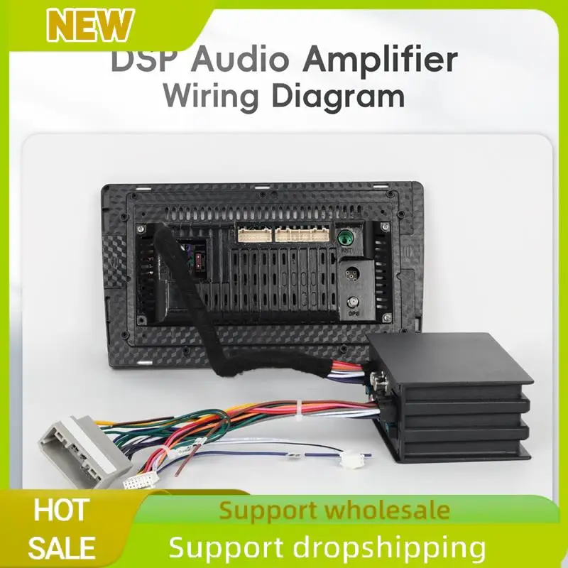 Excellent Car Digital Signal Processor Amplifier For Radio Stereo Subwoofer With Fiber Optic Input Plug And Play