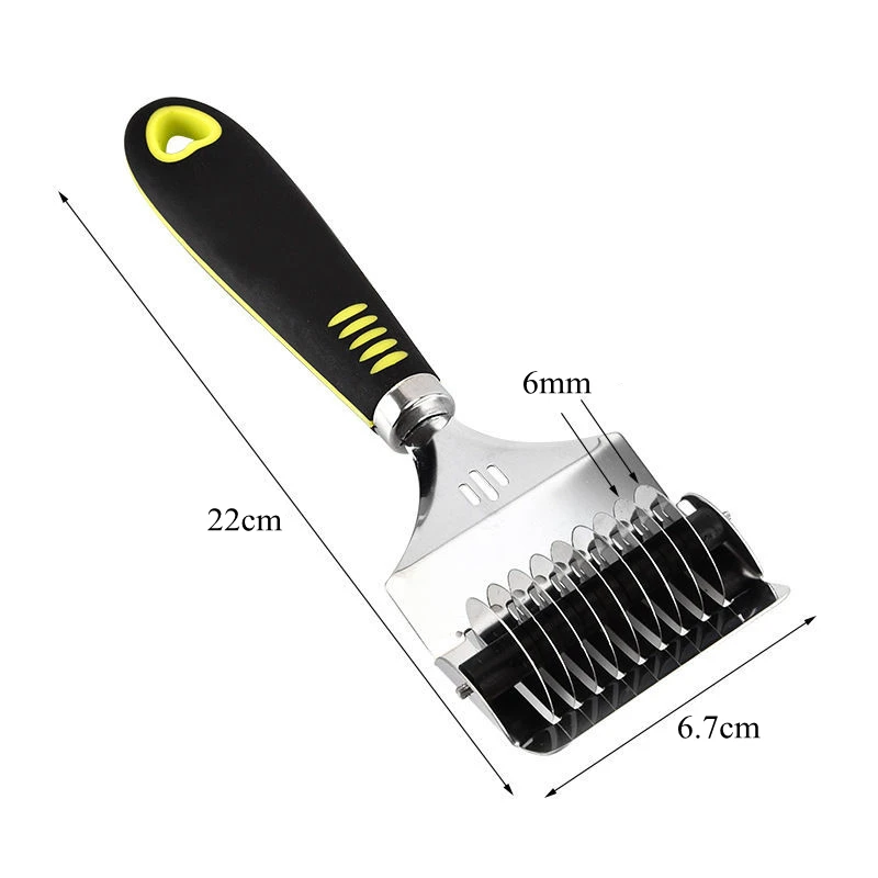 Noodle Cutter Household Manual Stainless Steel Noodle Cutter Machine Instant Dough Garlic Ginger Roller Cut Knife Makers Kitchen Pasta Tools