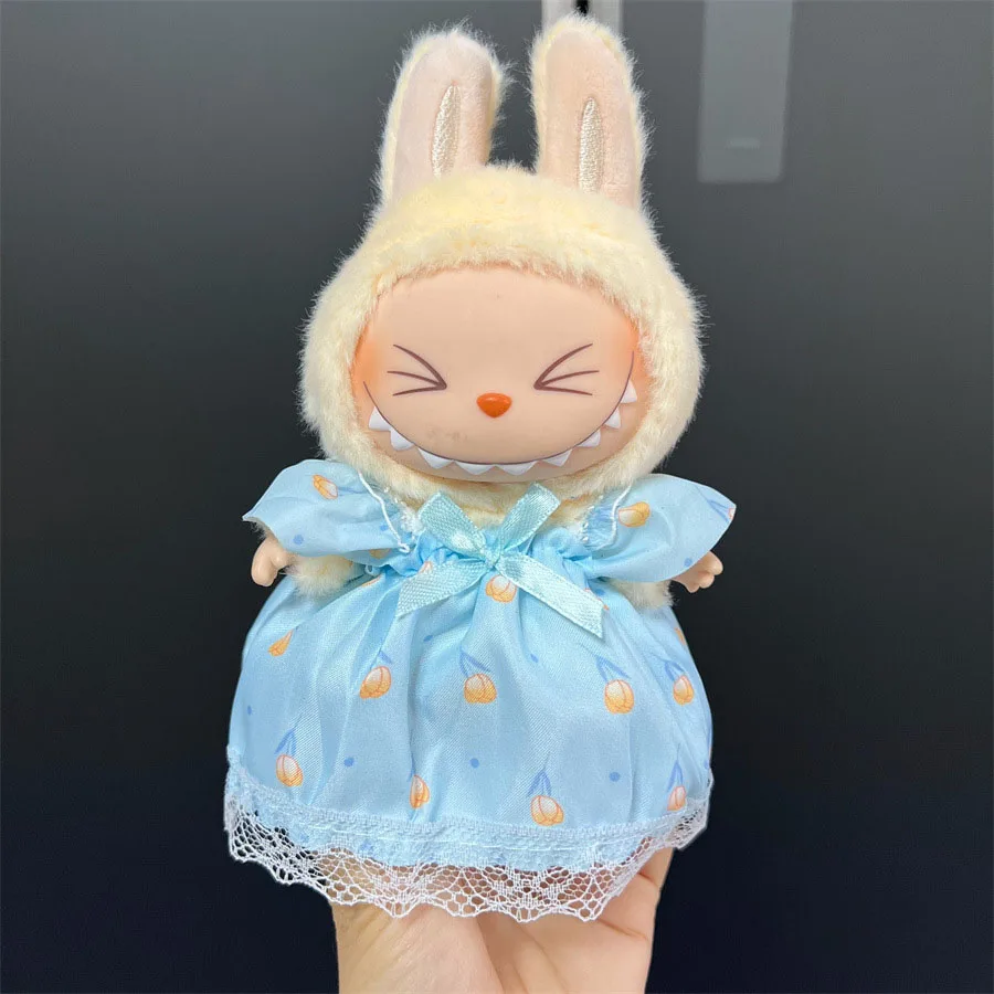 For Labubu Doll Clothes Hoodies Doll Clothes Color Match Hoodies Dolls Accessories Cute Decoration Little Cloths( no doll)