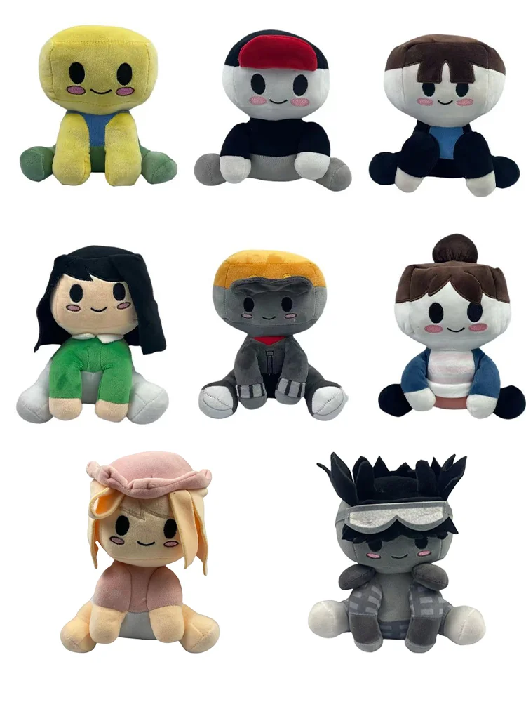 2024 Neue Blox Buddies Plüschtiere Cartoon Mädchen Schwarz mit Hut Gelb Dekorative Puppe Home Room Geschenke für Kinder – Detail 1