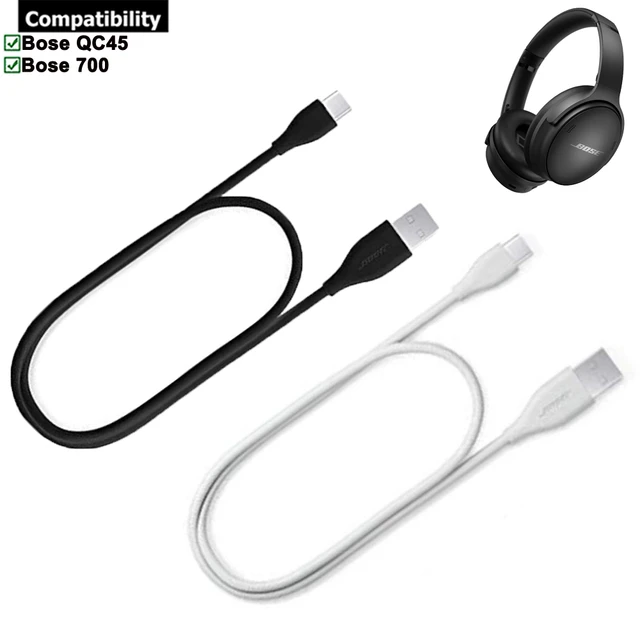 Replacement USB Type C USB-C Fast Charging Cable Cord For Bose QC45  QuietComfort Ultra 45 700 NC700 Headphones - AliExpress