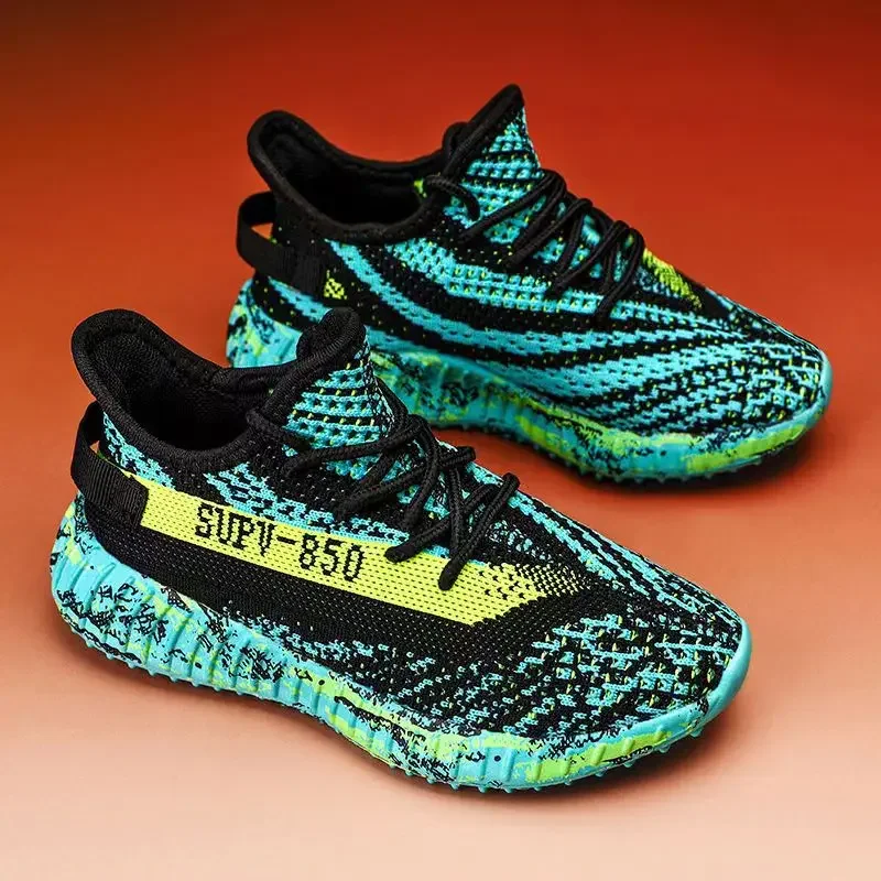 

New Young Children Sneakers Boys Girls Casual Shoes Breathable Sport Running Shoes Bottom Sole Lightweight Kids Shoes