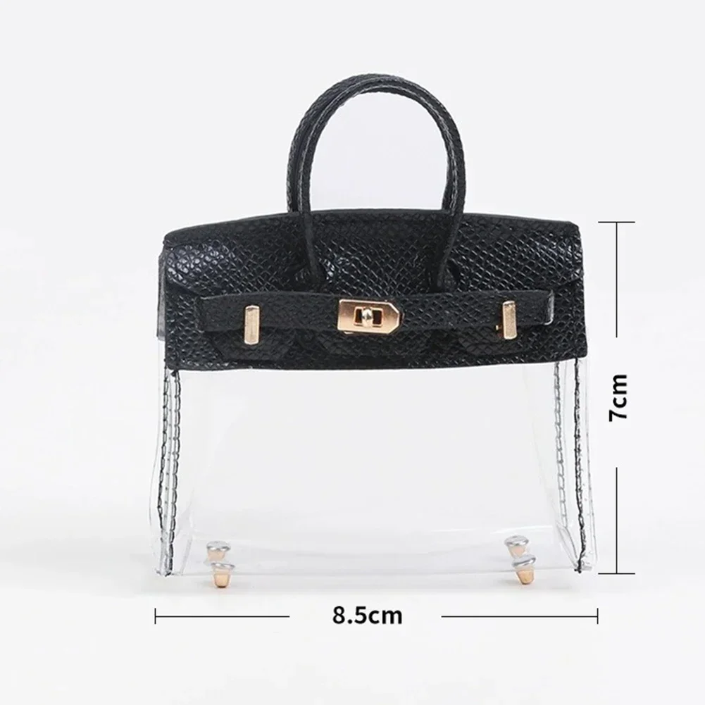 Mini Handbag For Car Keys Anti-lost Car Key Fob Holder Pouch Case With Handle Perfect Gift key case cover key case