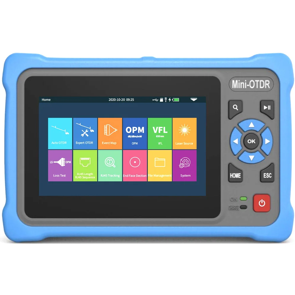 GPON EPON XPON Active Fiber Testing OTDR Live Fibre Test Mini Optic Reflectometer VFL OLS OPM Event Map Ethernet Tester 1610nm