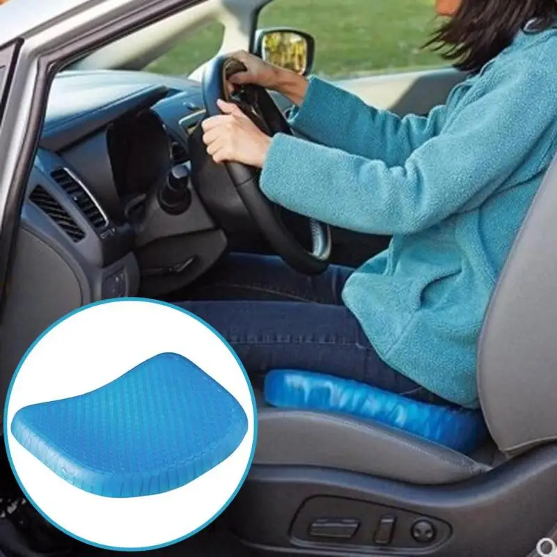 Seat Cushion Breathable Butt Pad Ice Pad Gel Pad Non-slip Wear-resistant Soft and Comfortable Outdoor Seat Cushion Car Seat