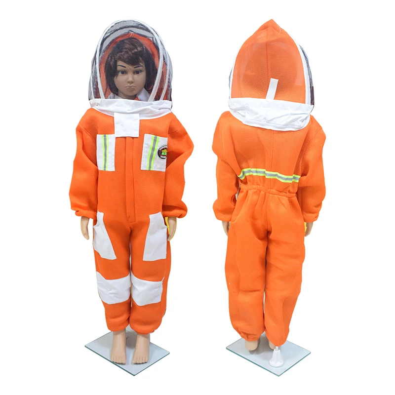 

3D Air Cotton Fabric Apiculture Children Anti-bee Suit Breathable Suit for Kids Beekeeping Practice Kid Beekeeping Clothing