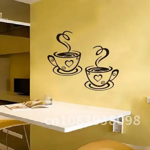 

Home Kitchen Cafe Sticker Poster English House Adhesive Art Decal Room Bar PVC NEW Dining Accessories Vinyl Autocollant Styles