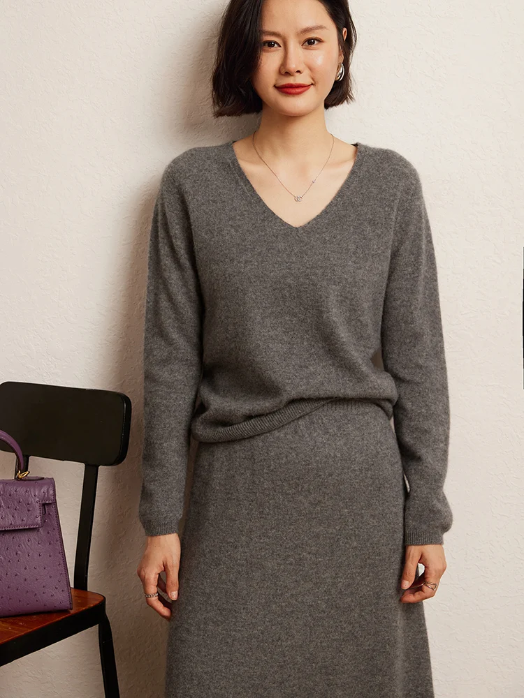 Korean Long Skirt Cashmere Detail 31