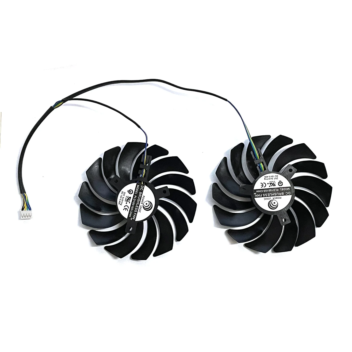 2PCS 95MM 4PIN PLD10010S12HH GTX1060 GPU Cooler For MSI GeForce GTX1060 GDDR5X ARMOR OC Graphics Cooler