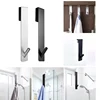 Stainless Steel Over Glass Door Shower Door Back Shower Towel Rack S-Shape Bathroom Bathrobe Hanger Holder Hooks 3