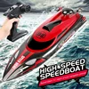 HJ808 RC Boat 2.4Ghz 25km/h High-Speed Remote Control Racing Ship Water Speed Boat Children Model Toy 1