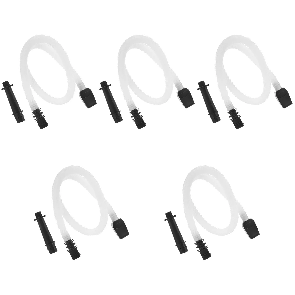 

5 Pack Melodica Replacement Part Keyboard Accessory Plastic Tube for Abs Professional