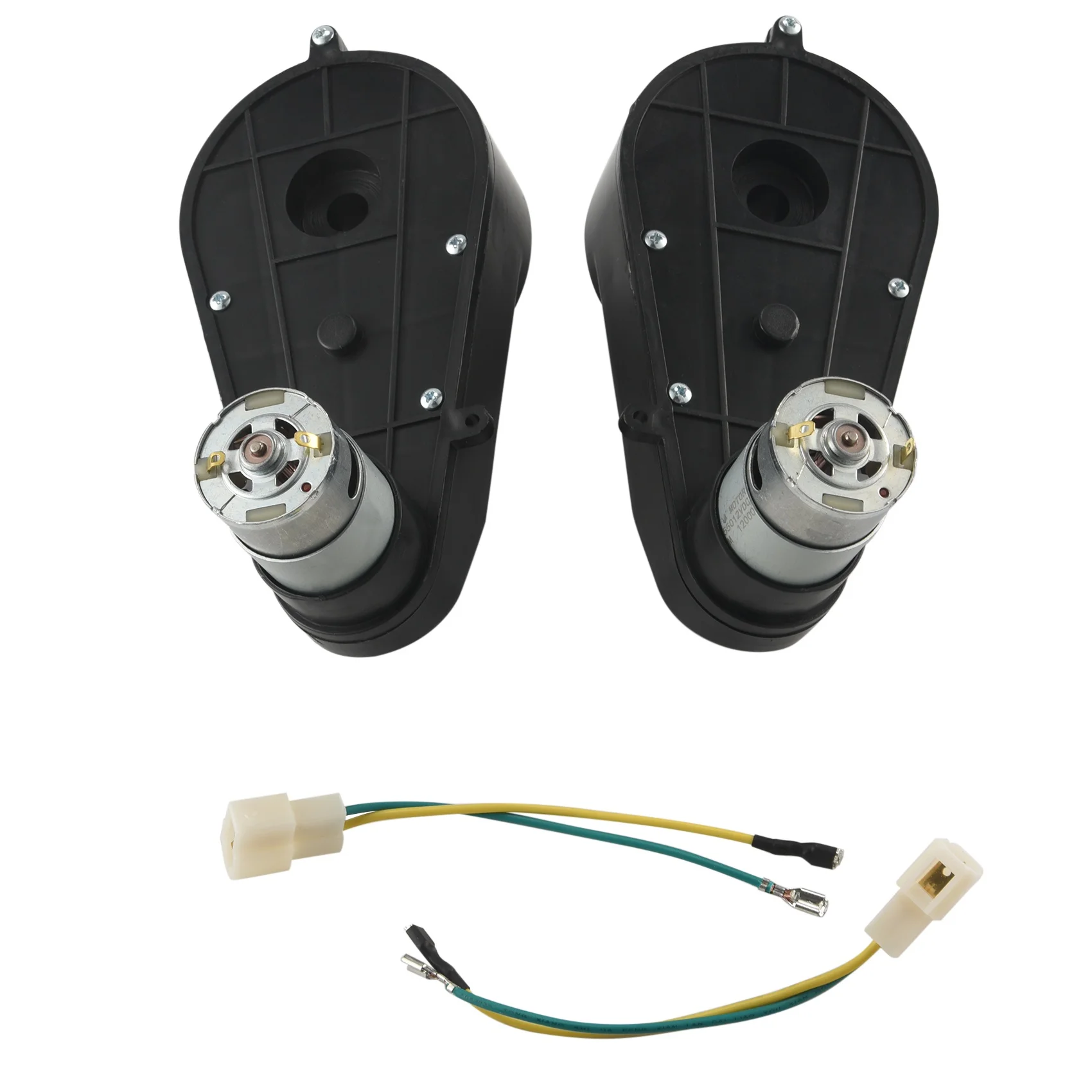 

2 Pcs 550 Universal Children Electric Car Gearbox With Motor, 12Vdc Motor With Gear Box, Kids Ride On Car Baby Car Parts