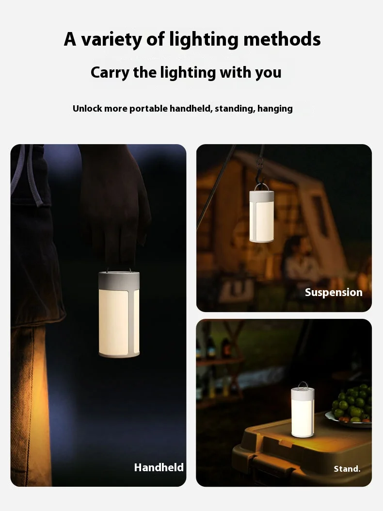 Description Picture 4 of itemSolar Power Camping Light Dimmable Portable LED Lanterns Rechargeable Emergency Outdoor Camping Hiking Hanging Tent Lamps