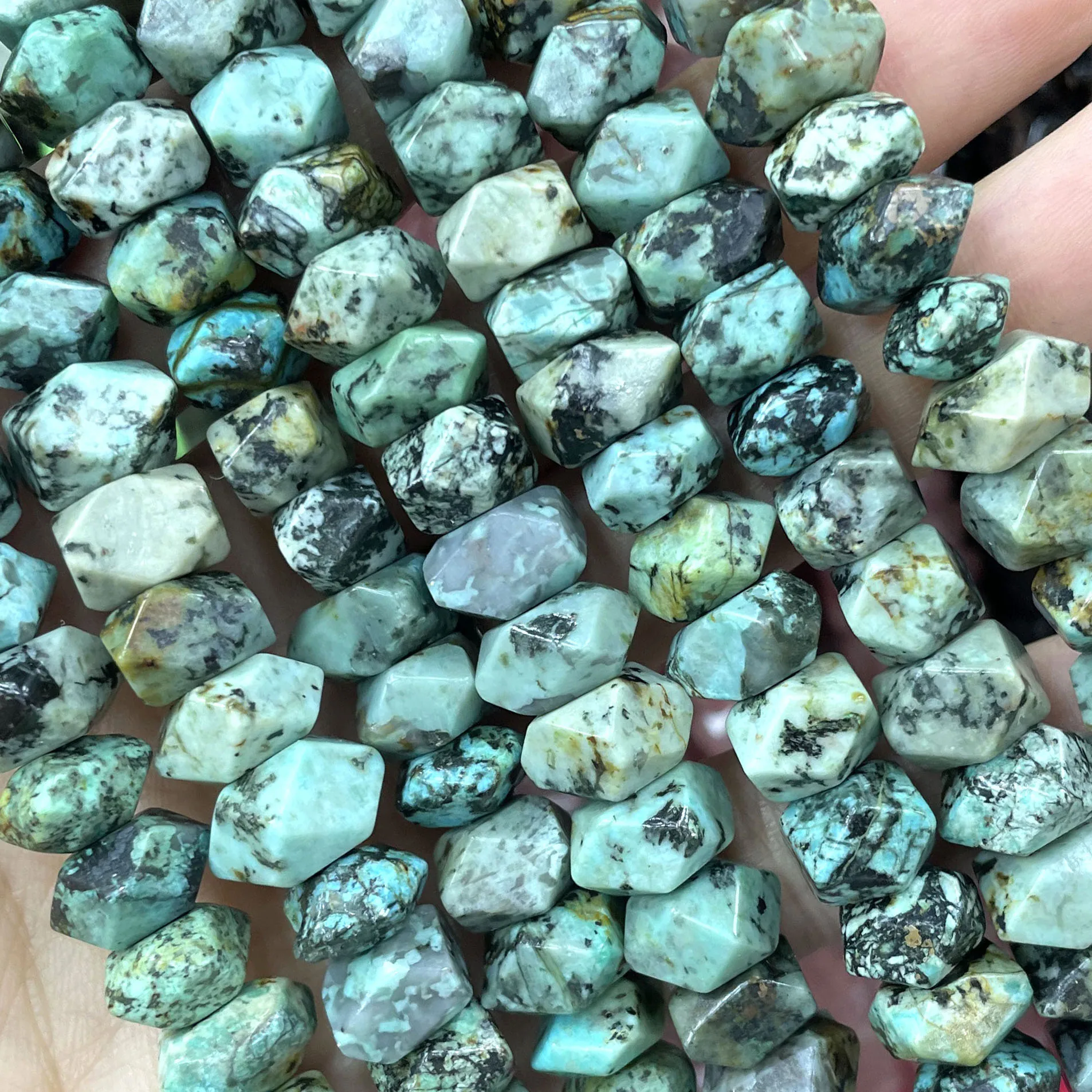 6X11MM Naturstein Unregelmäßige Bunte Kristallquarz-Abstandshalterperlen für Schmuckherstellung DIY Armband Halskette Zubehör – Detail 3