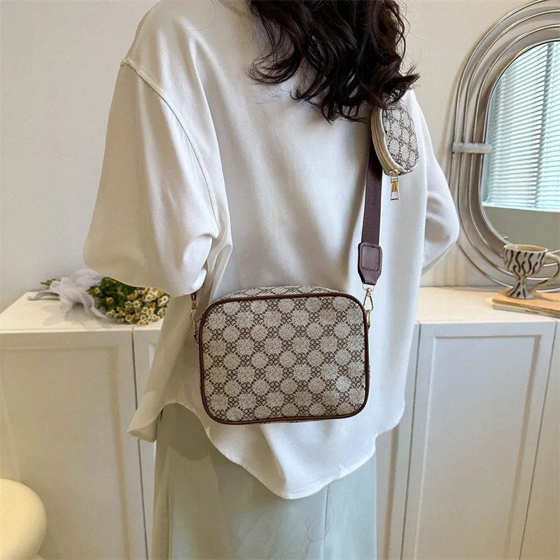 Vintage Pattern Crossbody Bags for Women Shoulder Shell Bag Trend