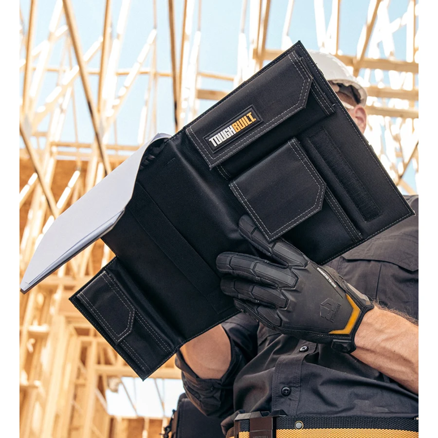 TOUGHBUILT TB-56-IP-C IPad Organizer + Grid Notebook Portable Tablet Work Bag Wear-resistant and Waterproof Bag Tool Bag 6