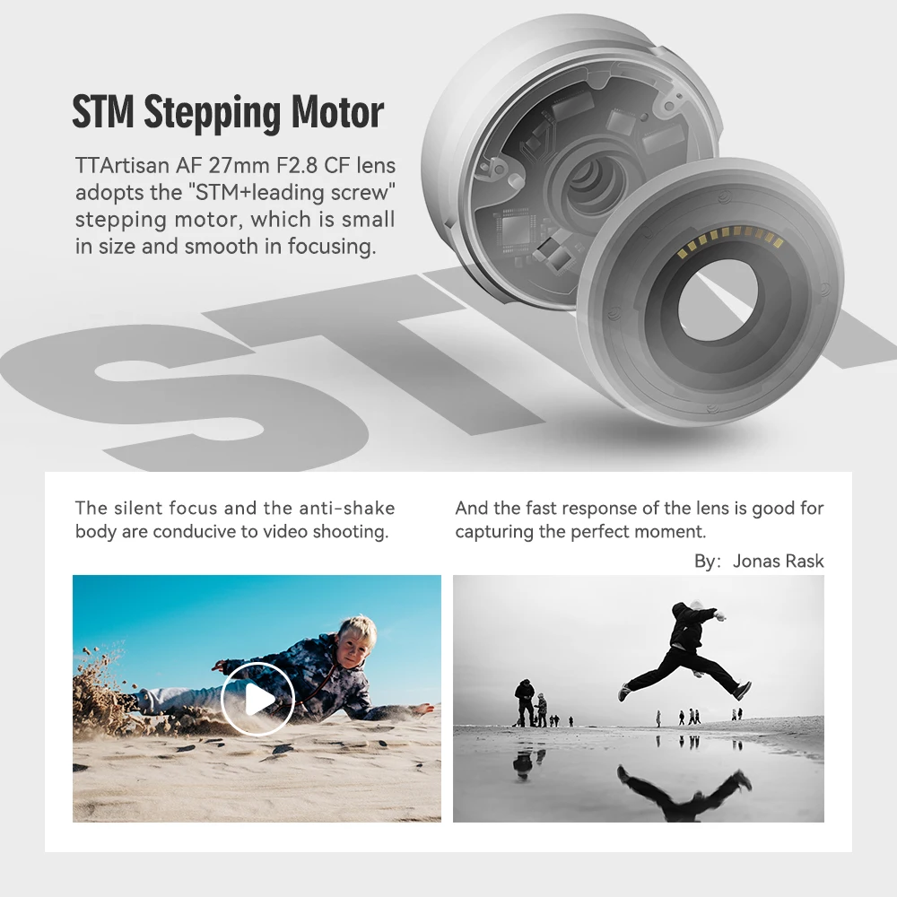 Auto Focus 27mm F2.8 Camera Lens Fuji X Fujifilm XF Sony E Nikon Z Mount STM APS-C Eye perception For XA7 XT100 camera lens