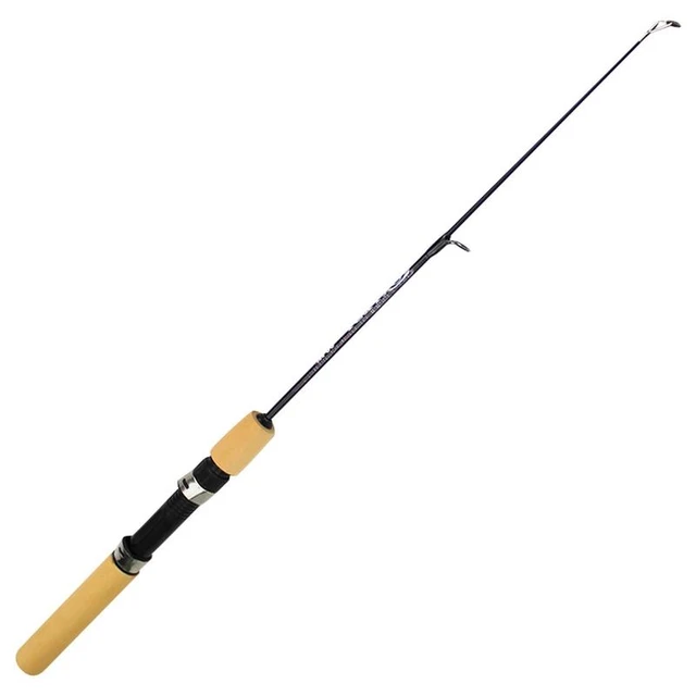 Ice Fishing Rod Compact Winter Lure Shrimp Fishing Rod Wood Color