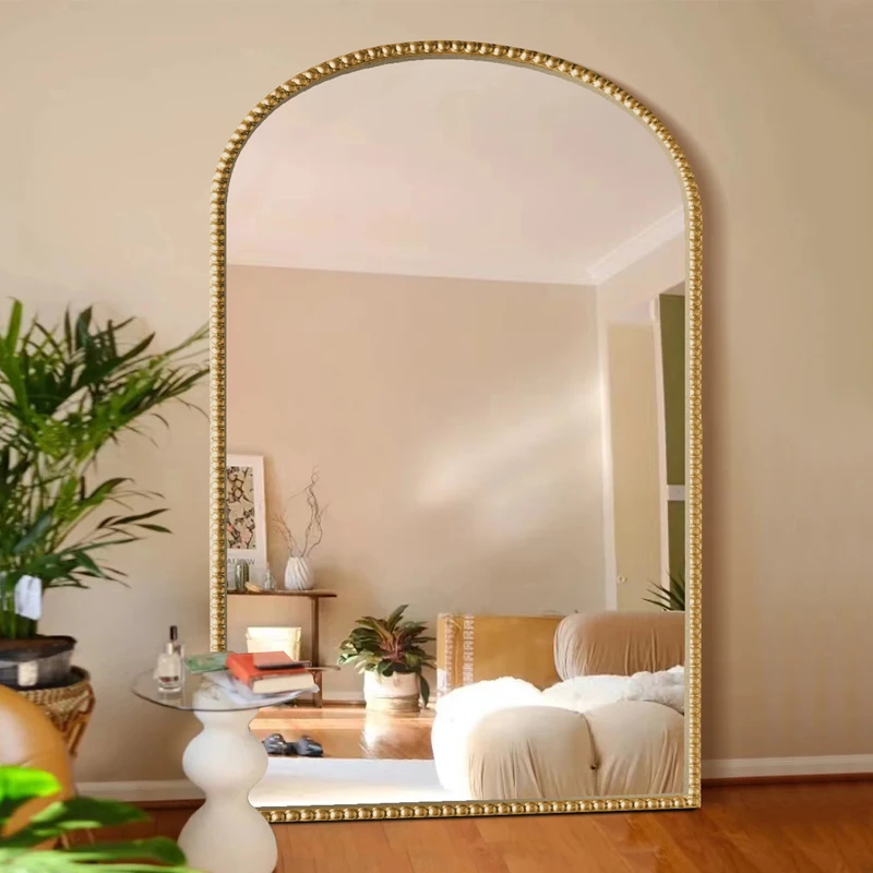 

Hanging Vintage Mirrors Wall Aesthetic Gold Frame Large Mirrors Makeup Living Room Espejos Decorativos De Pared Home Decoration