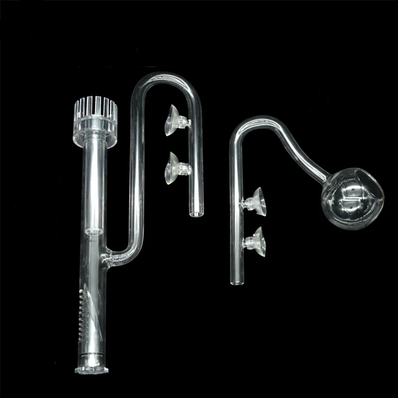 

Aquarium Glass Lily Pipe Spin Surface Inflow Outflow 13/17mm ADA Quality Aquarium Skimmer Fish Tank Filter Aquarium Accessories
