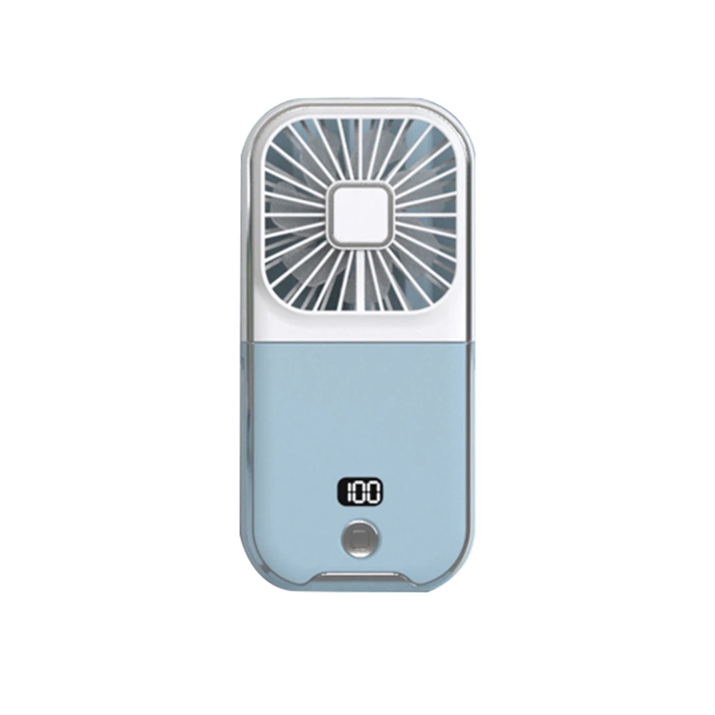 Description Picture 6 of itemMini Portable Folding Fan Digital Display Refrigeration Handheld Fan Mobile Phone Bracket Multifunctional for Travel Running