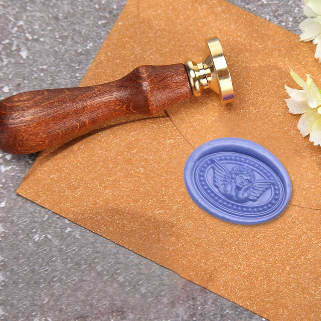 Heart Shaped 3D Relief Wax Seal Stamp