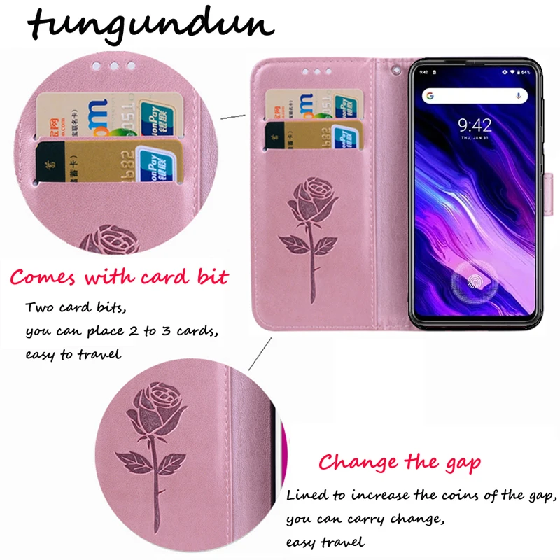 Wallet Case UMIDIGI A7 pro UMI S5 umi a7 pro PU Leather Vintage Flip Case