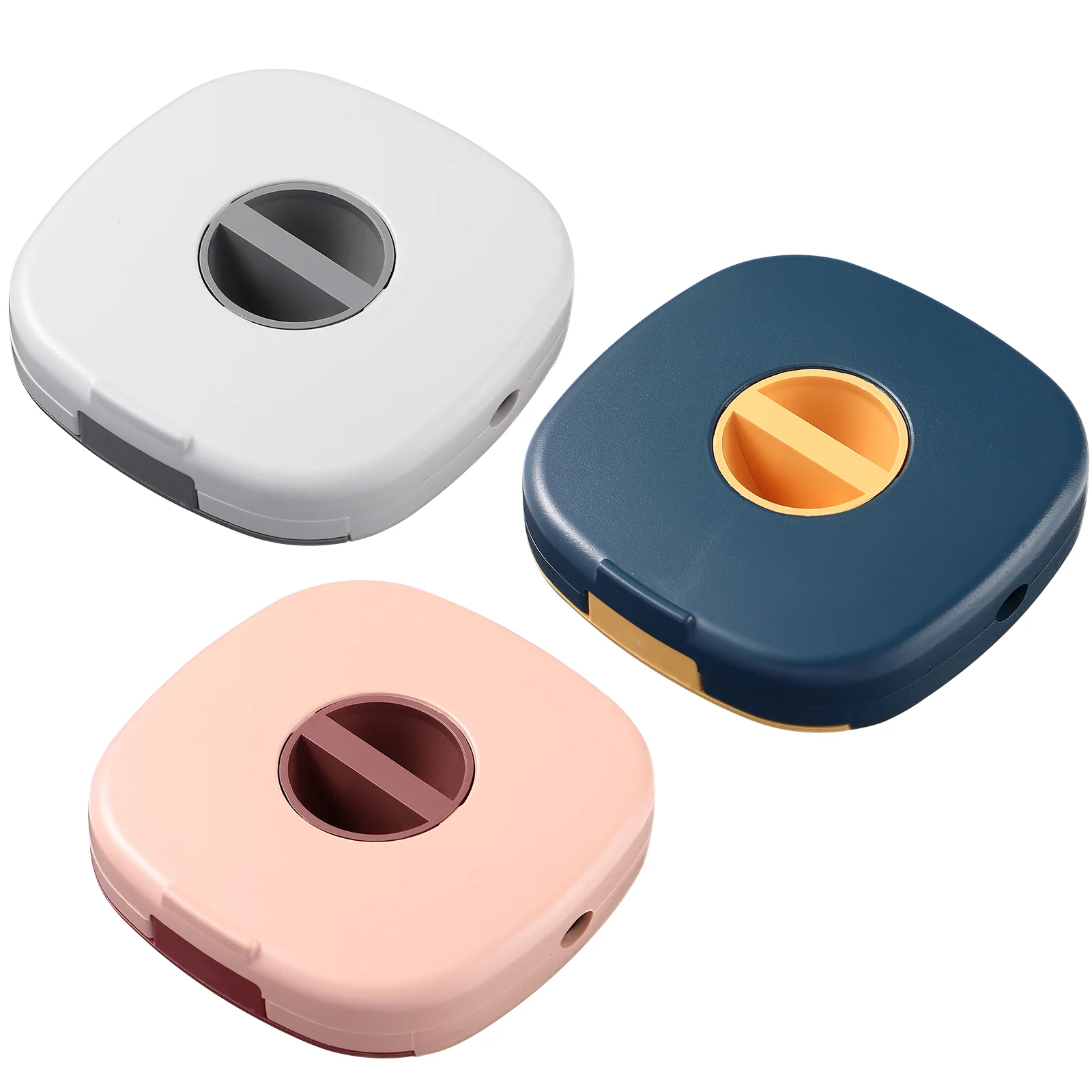 

3 Pcs Desktop Phone Holder Mobile Line Organizer Box Cord Cable Winder Data Keeper