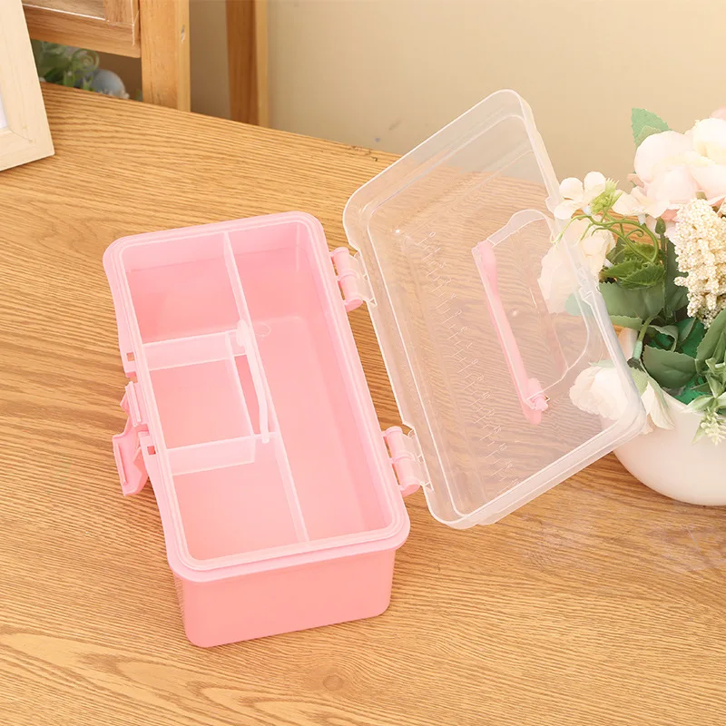 School Stationery Makeup Organizer Desktop Storage Box Container For Cosmetics Stationery Jewelry Home Office Plastic Organizer