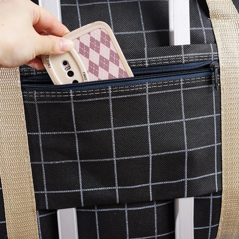 Large luggage Bag Large Capacity Woven Bag Multifunctional Luggage Packing Bag Clothing Organizer Zipper Portable Moving Bags 5