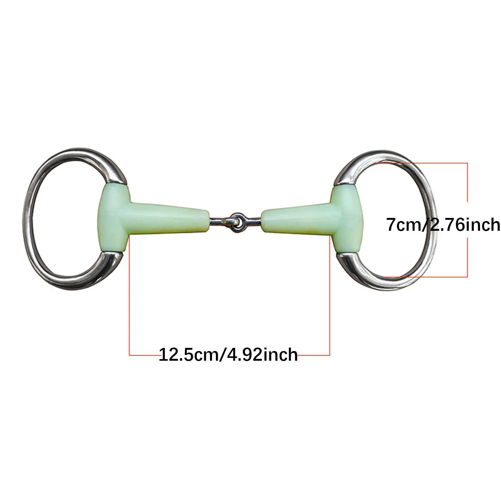 Horse Ring Bit Practical Lightweight Apple Flavour Fragrance Circle for Track and Field Training Outdoor Horse Riding Equipment 6