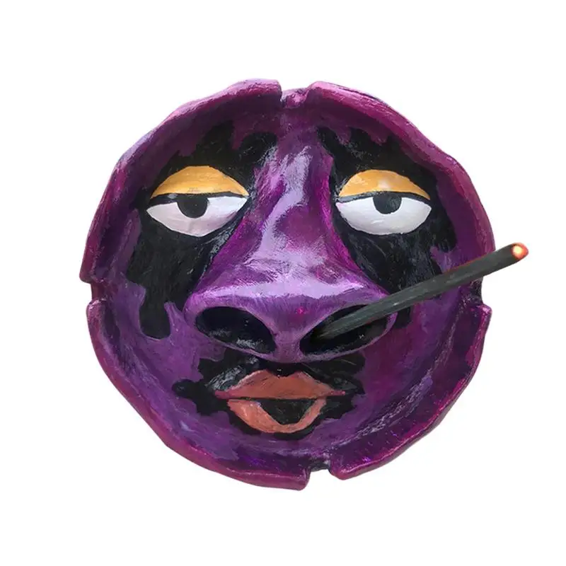 Funny Colorful Resin Tabletop Ashtray Decoration