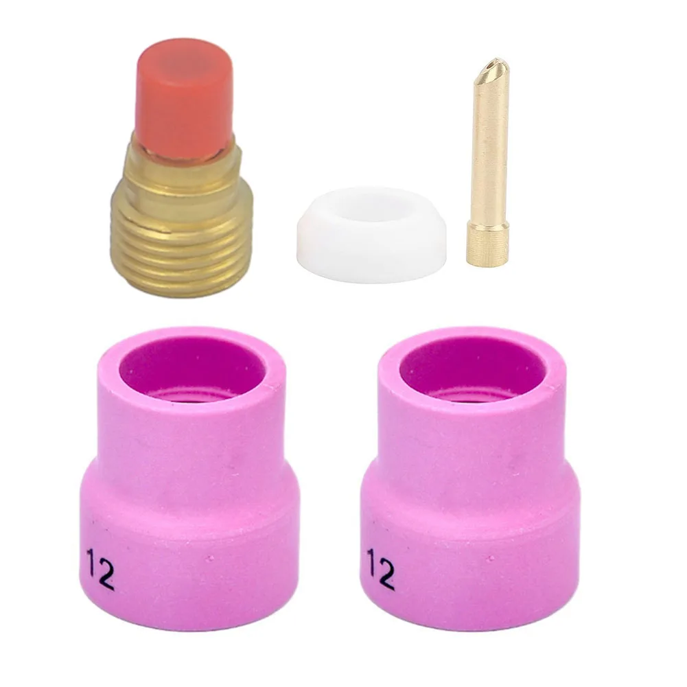 

1set Ceramic Welding Cup For Air-cooled Welding Of WP-9/20 Series OCIM12# Welding Gun Torch Tip Nozzle Shield Cup Soldering