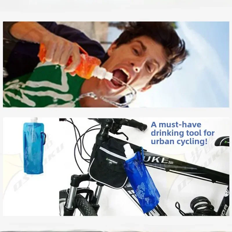 500ml Portable Ultralight Collapsible Water Bottle 4