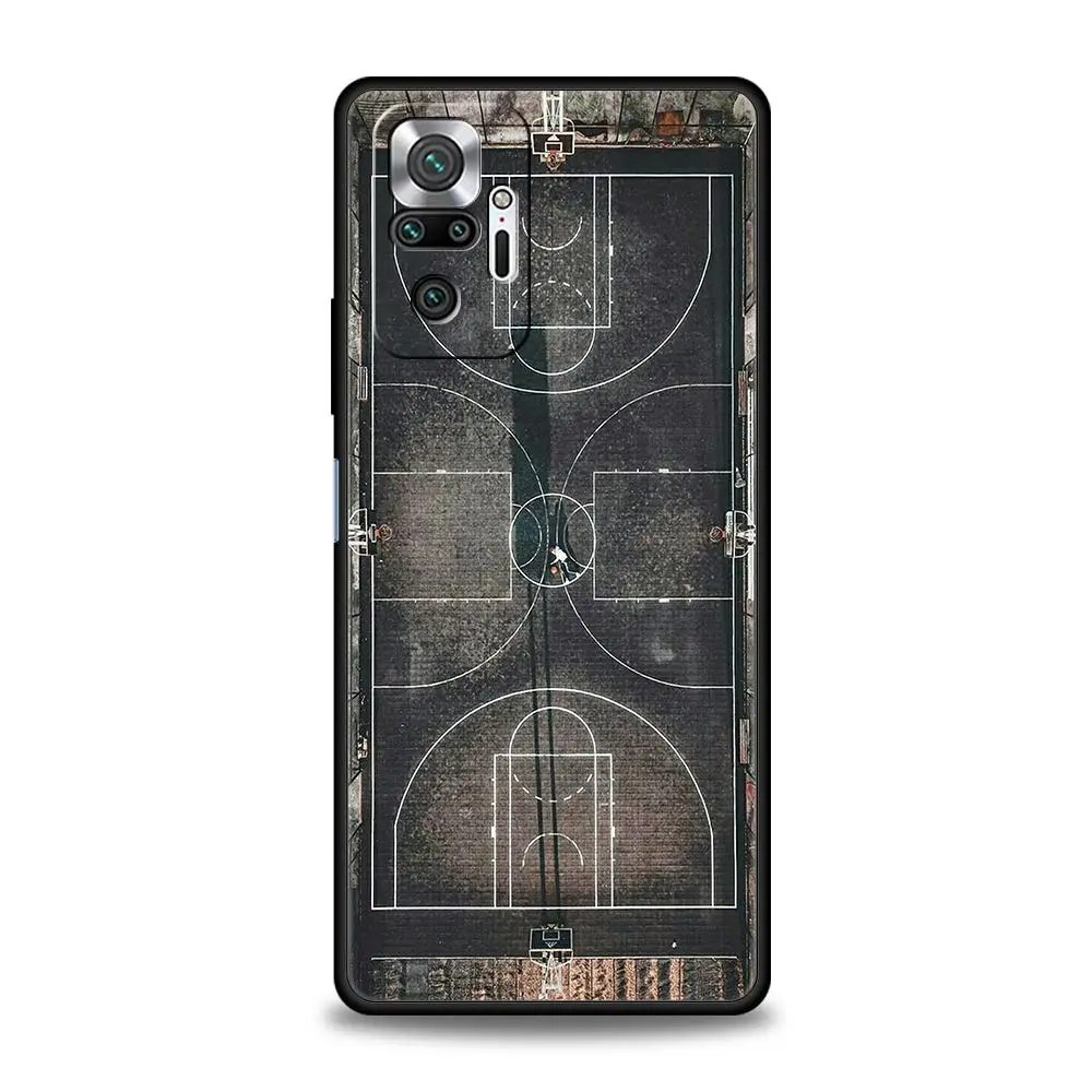 Sleek Black Sports Basketball Basket Phone Case