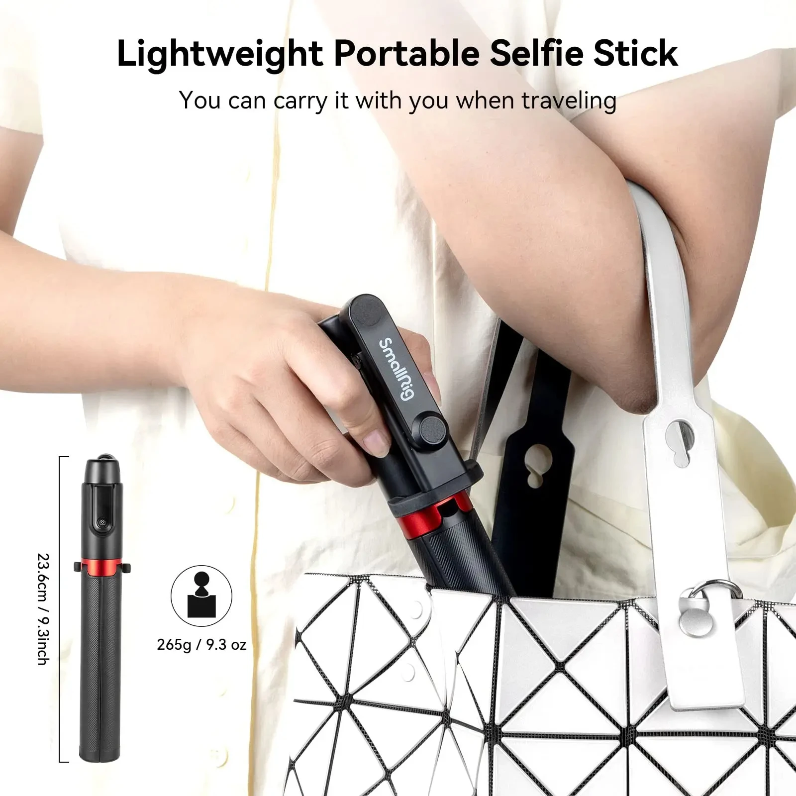 Portable Selfie Stick Tripod ST20 Pro with Wireless Remote Control for iPhone fo