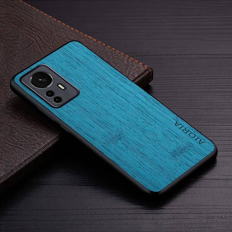Luxury Bamboo Wood Pattern Leather Case