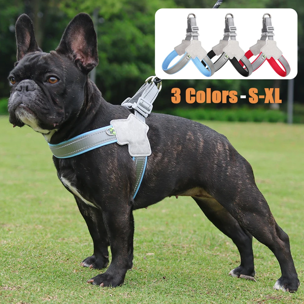 Dog Harness Reflective Adjustable Pet Chest Strap For Small Medium Dogs Cat Mesh Breathable Puppy Harnesses Vest Yorks Supplies Dog Harness Reflective Adjustable Pet Chest Strap For Small Medium Dogs Cat Mesh Breathable Puppy Harnesses Vest Yorks Supplies