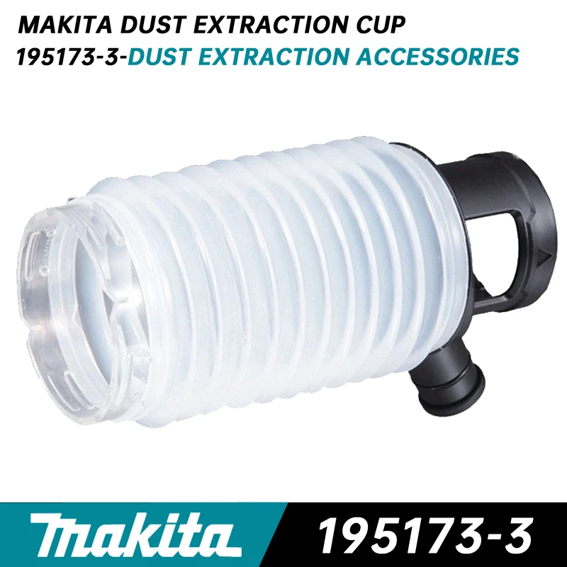 Makita 195173-3 Set Di Copertura Antipolvere Per Trapano A Percussione A Tazza Per Estrazione Polvere Per Hr2300 Hr2600 R2601 Hr2610 Hr2611F Hr2631 Hr