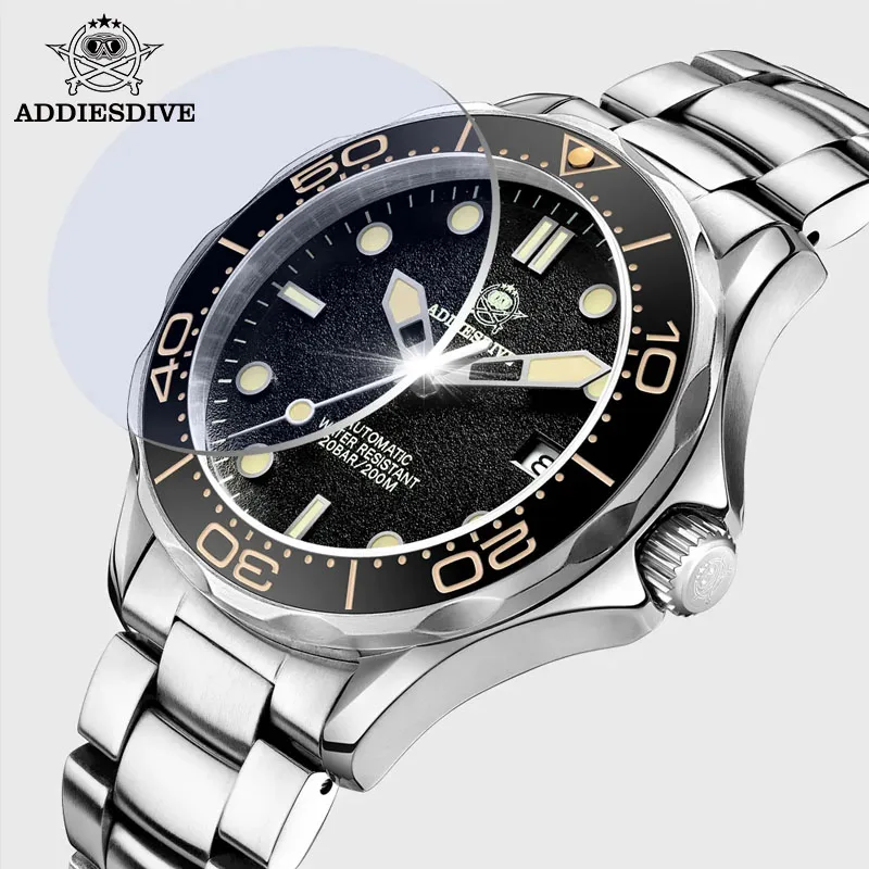 ADDIESDIVE  ڵ  ð, Ŭ Ʈ NH35 ̾ ð, θ ƿ, 200m  ߱ ð, ǰ