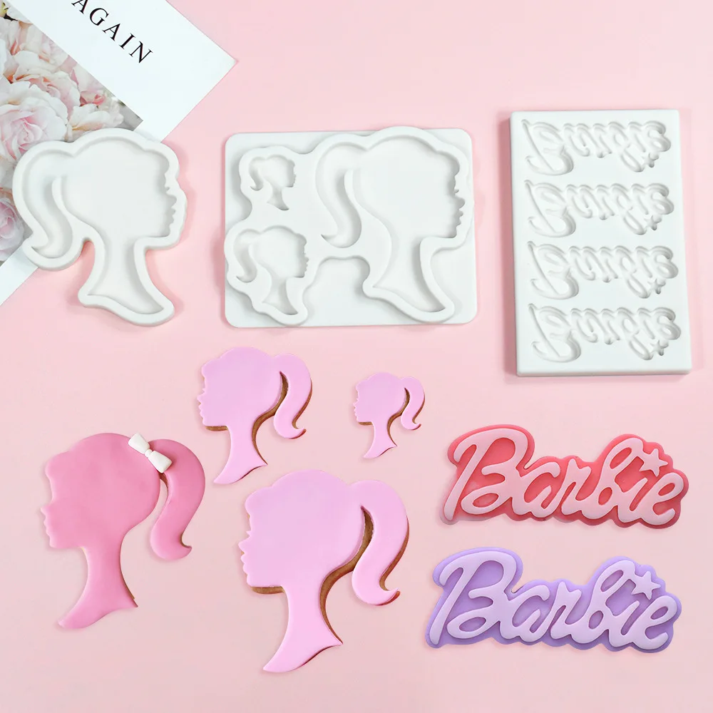 Barbie Princesa Cookie Mold Set, Fondant Baking Tool, Kawaii Cartoon, DIY  Bolo Styling, Ferramentas Manuais, Dona de Casa Feminina, Presente  Acessório - AliExpress