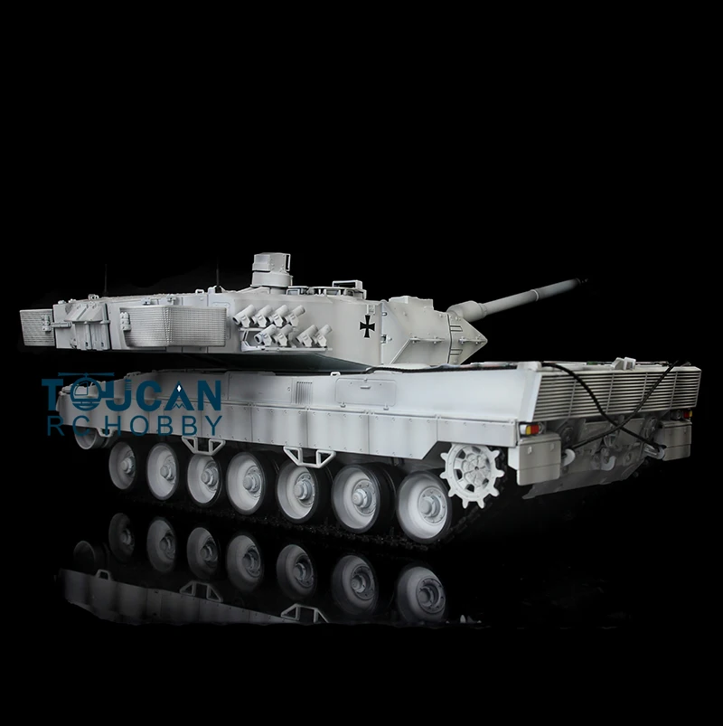 1/16 HENG LONG 7.0 Barrel Recoil Metal German Leopard2A6 RC Tank 3889 TH17626-SMT4 4